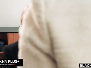 BLACKED Charming Duo Stefany Kyler And Lia Lin Take On Jason Luv's Massive BBC