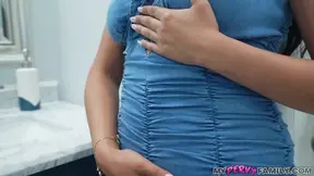 Sultry Thicc Latina Stepsister Takes On Big Cock In Hot Cum Challenge