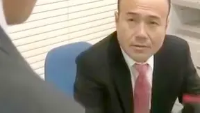 Japanese Bride Stripped for Husband's Boss – Steamy Office Seduction