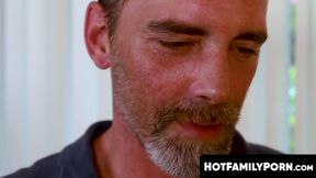 HotFamilyPorn.com - Bisexual stepdad Joe Parker seduces twink stepson Jacob Wolf and