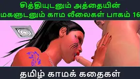 Tamil Anime Seductress Engages in Steamy Sexual Play with Her Lover