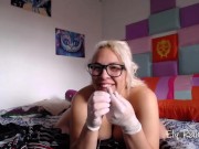 Ely Rainbow Argentina Guantes de latex, corset de charol, aceite... el video completo será delicioso