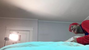 Mario Fucks Trans in Chastity