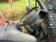 a worker in the bush