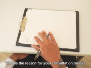 Doctor pervertido usa su polla grande como tratamiento para sexy joven 19 latina - Brittany T (POV)