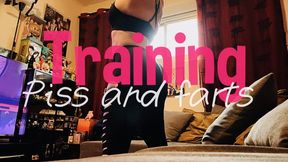 Training hard and going to the toilet