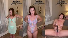 sexy lingerie take-off replay session with sexynursejenn