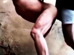 Compilation of an Hot Old Man Fucking Outside