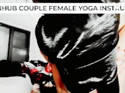 YOGA INSTRUCTOR SEX LIFTED UP IN THE AIR