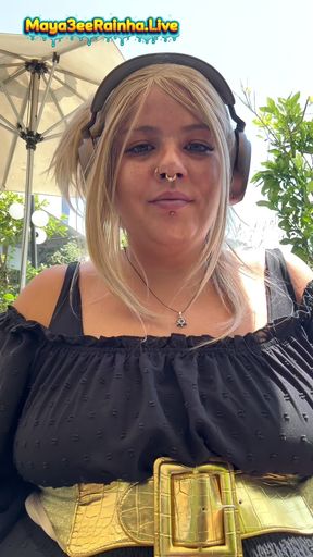 Good Morning, Goddess - Brazilian BBW MILF Outdoor Smoking Ritual