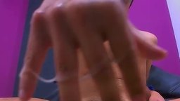 Stroking His Monster Cock & Squirting a Shower of Cum