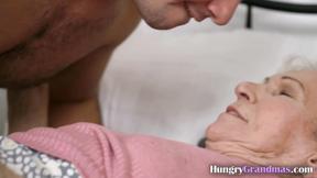 ”Big tits, gray pubes, huge desire for shaft”