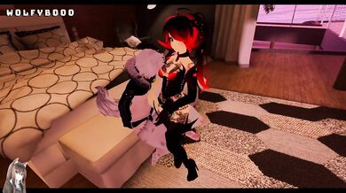 Sexy Succubus Grinds Two Subby Femboys Into Obedience VRChat