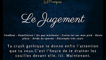 Le Jugement - French JOI Goth gf