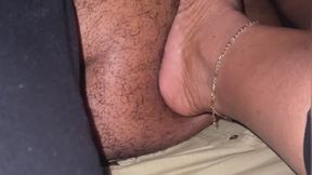 [Nipple Scratch] Suck These Toes While I Shred Those Nipples With My Long Nude Toenails fest @yesgoddessblaze