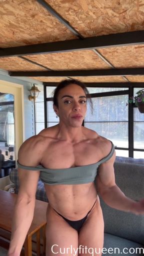 Curlyfitqueen dominance ignites unstoppable passion