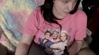 vibe with a big tit milf while she smokes (cig&amp;bud) - smoke with me.