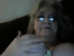 Addicted granny