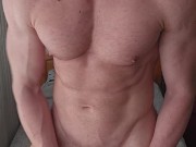 Tall fit dominant stud flexing and stroking