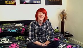 Alexander Daniels Flaunting And Stroking His Uncut Cock