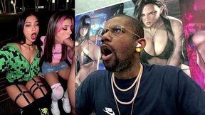 fresh tight 18 latina teens sucking a hard cock and getting cum all over their faces, ai generated