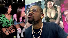 fresh tight 18 latina teens sucking a hard cock and getting cum all over their faces, ai generated