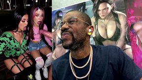fresh tight 18 latina teens sucking a hard cock and getting cum all over their faces, ai generated