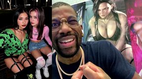 fresh tight 18 latina teens sucking a hard cock and getting cum all over their faces, ai generated