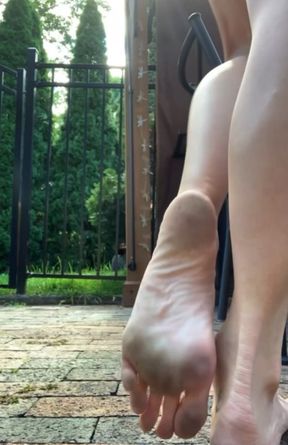 filthy ballerina feet tease