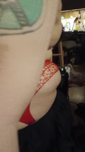 Playtime after daddy unloaded in me