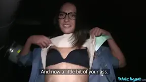 Night Time Public Fucking with Student - Public Agent