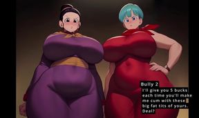 Bulma and chi-chi gon to bully