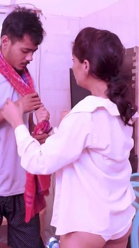Stunning moment from &quot;Beautiful Madam Amazing Threesome Sex! Indian Threesome Sex&quot;