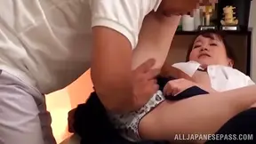 Massage session with a nice teen babe 8