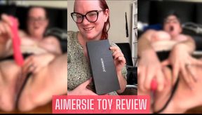 BBW Milf Goddess Laura Leslie Makes Fat Pussy Creamy in New Toy Review - Aimersie Toy Review