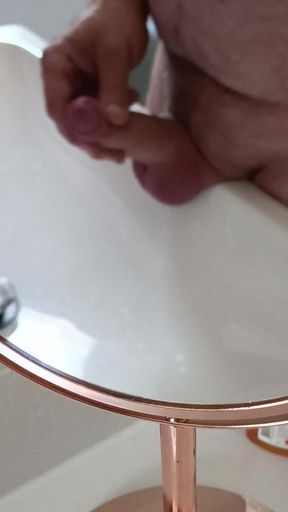 Masturbating in the Bathroom Alone