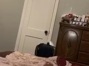 Young Bull Stroking With Verbal Explosive Nut At End