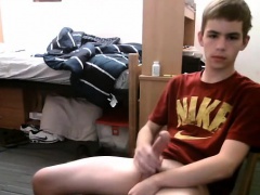 Wanks his dick