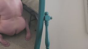 Kitty Lee Riding a Dildo cowgirl style