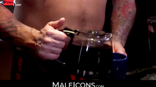 Anal Play With Beefcake Hunks" or "Horned Up For Anal Action", featuring actors like Alex Mecum, Max Konnor & Troy Accolla