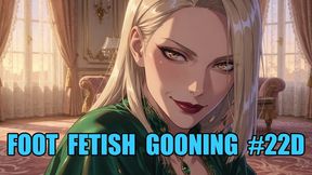 Foot Fetish Gooning #22D: Melt for Your Foot Goddess (Animated, Music, Text)