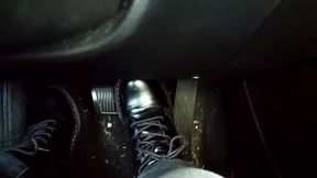 Black Combat Boots Pedal Pumping