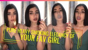 Pure Heavy Smoking Elegancy of Your Fav Girl