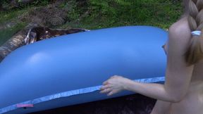 Humping A Giant Inflatable Pillow