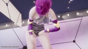 Mmd Mamamoo - Starry Night Evelynn Sexy Striptease League of Legends Hentai Uncensored
