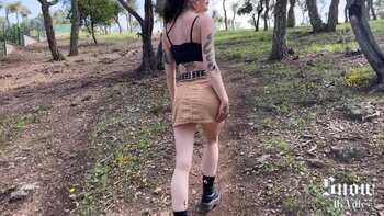 Snow Deville's Forest Fling: Tattooed Babe's Cum-Covered Birthday