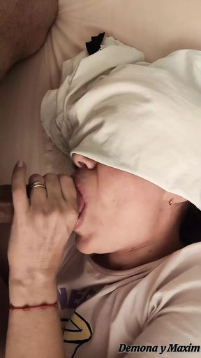 She didn&#039;t know she was recording this gorgeous blowjob
