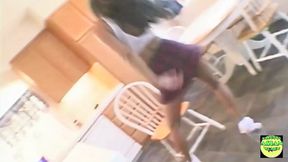 Slutty Asian Lucy Lee gets double pen in a threesome