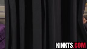 Trans Aspen Brooks trains Mickey OBriens tight ass with her fat cock