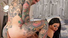 ”Canela's butt cathes Juan Lucho's big dick”